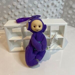 💕3/$10- Teletubbies Plush Purple Tinky Winky bag tag